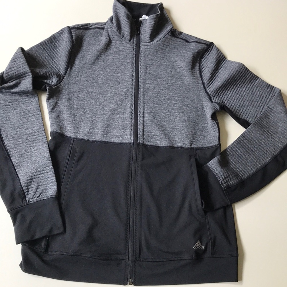 Adidas zip front climalite jacket